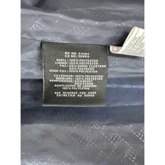 Cole Haan Signature Taffeta Hooded Down Coat 40” Womens XS Read - Picture 9 of 12